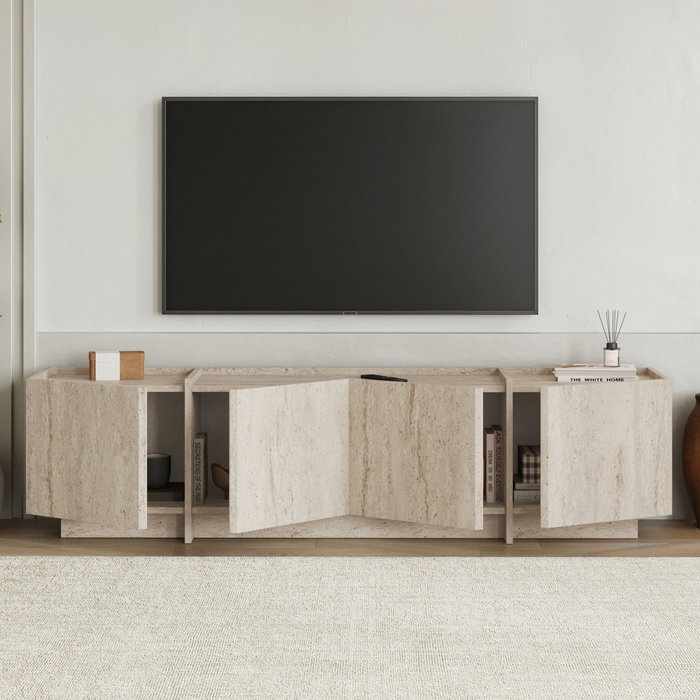 Nordure Soporte para TV Lowen - Travertino Nordure Soporte para TV Lowen - Travertino